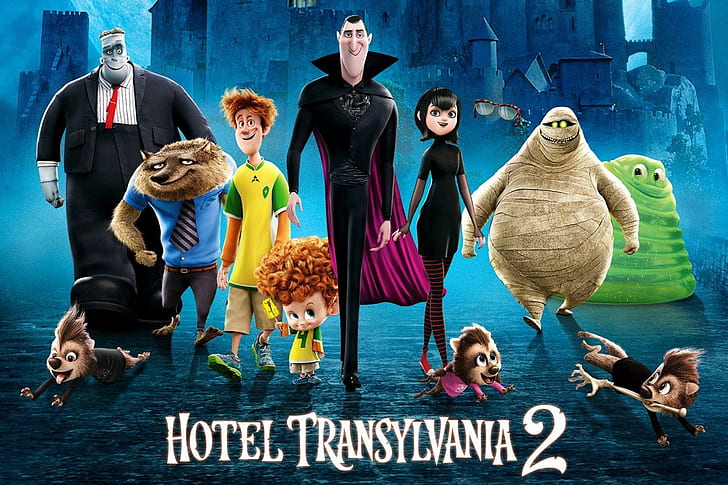 Hotel Transylvania 2, Movie, Poster, HD wallpaper
