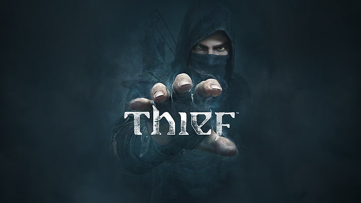 Thief digital wallpaper, video games, bow, bow and arrow, hoods, HD wallpaper