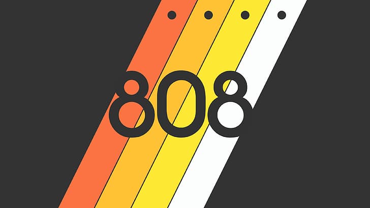 Roland, 808, minimalism, simple background, HD wallpaper