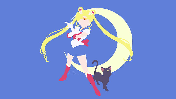 Sailor Moon, Luna (Sailor Moon), HD wallpaper