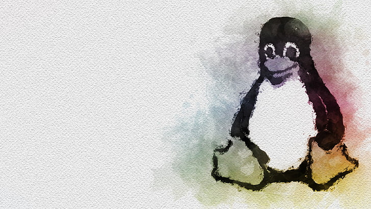 penguin illustration, Tux, penguins, Linux, one person, lifestyles