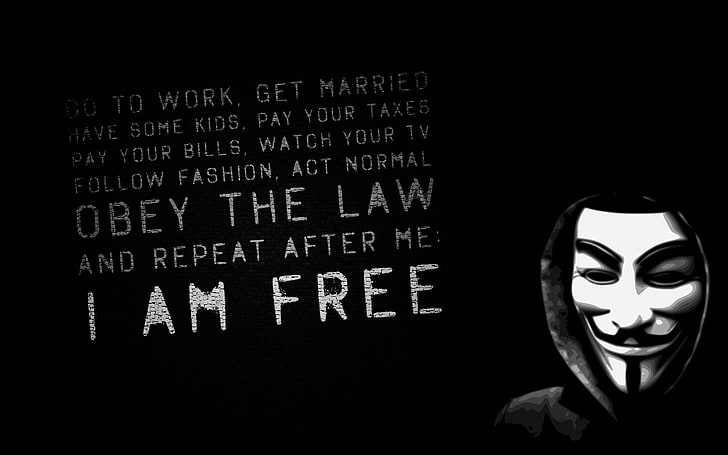 person in Guy Fawkes mask, V for Vendetta, freedom, Justice, politics, HD wallpaper