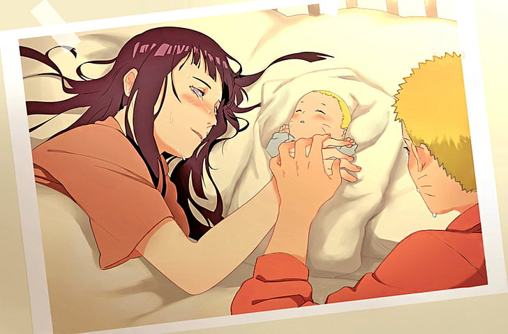 Naruto and Hinata digital wallpaper, Anime, Boruto: Naruto the Movie
