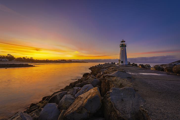 Walton Lighthouse in Santa Cruz California 4K Wallpapers | HD Wallpapers |  ID #28634