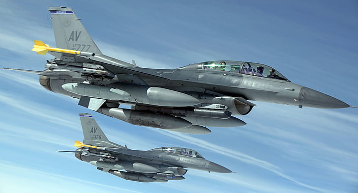 General Dynamics F-16 Fighting Falcon, military aircraft, HD wallpaper
