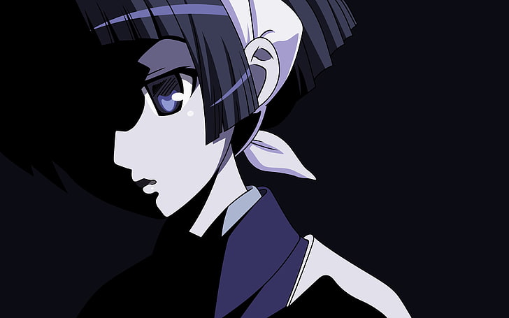 Maria † Holic, anime girls, Ryōchō-sensei, one person, silhouette, HD wallpaper