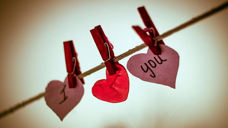 HD wallpaper: love, heart, romantic, clip, clothespin, clothesline, hanging  | Wallpaper Flare