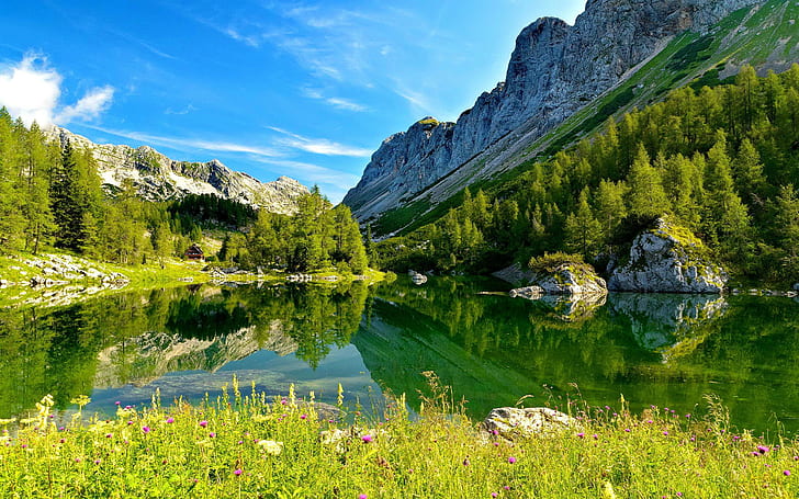 Lake Triglav Slovenia National Park Triglav Landscape Photos Wallpaper Hd 2560×1600, HD wallpaper
