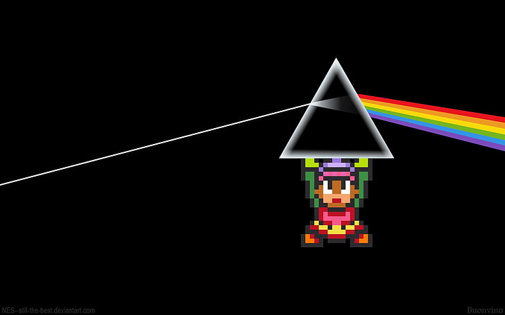 cartoon character holding prism illustration, The Legend of Zelda