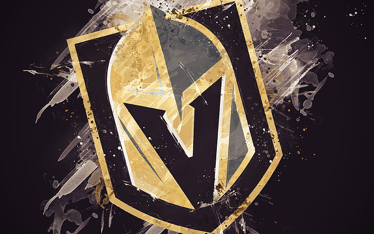 Hd Wallpaper Hockey Vegas Golden Knights Emblem Logo Nhl Wallpaper Flare