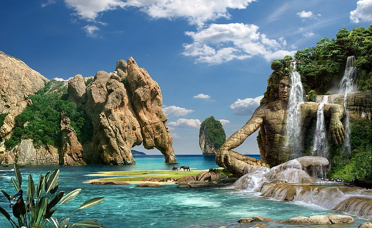 HD wallpaper: Paradise, body of water, Aero, nature, island, | Wallpaper Flare
