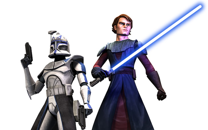 Star Wars character illustration, Star Wars: The Clone Wars, Anakin Skywalker, HD wallpaper