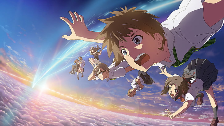 Anime, Your Name., Katsuhiko Teshigawara, Miki Okudera, Mitsuha Miyamizu, HD wallpaper