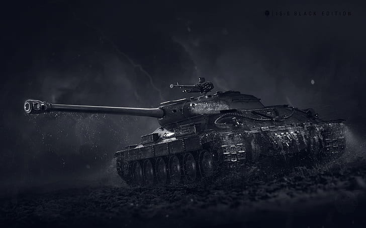 video games, World of Tanks, PC gaming, vehicle, dark, HD wallpaper