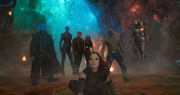 Movie, Guardians of the Galaxy Vol. 2, Drax The Destroyer, Gamora, HD wallpaper