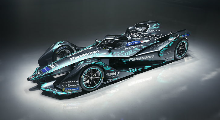4K, Jaguar I-Type, 2018, Electric cars, Formula E racing car