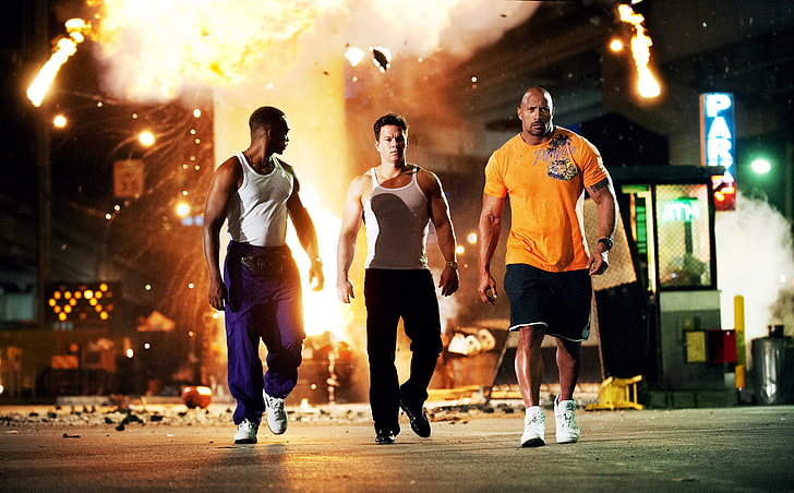 Dwayne The Rock Johnson, Mark Wahlberg, Daniel Lugo, Blood and sweat