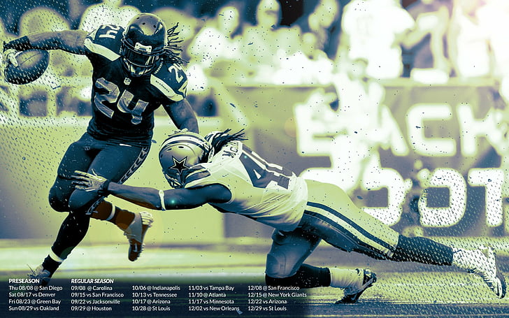 Football, Seattle Seahawks, Marshawn Lynch, HD wallpaper