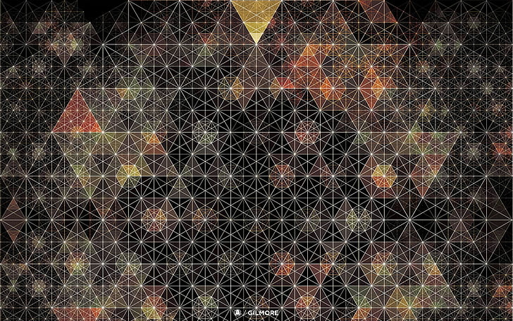 geometry, abstract, pattern, Andy Gilmore, HD wallpaper