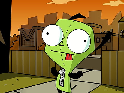 HD wallpaper: green dog animated character screenshot, TV Show, Invader Zim  | Wallpaper Flare