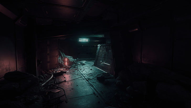 Star Citizen, video games, architecture, abandoned, dirty, messy, HD wallpaper