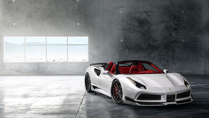 white car, sports car, cabriolet, supercar, luxury vehicle, HD wallpaper