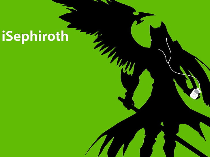Kingdom Hearts, Sephiroth (Final Fantasy), silhouette, representation
