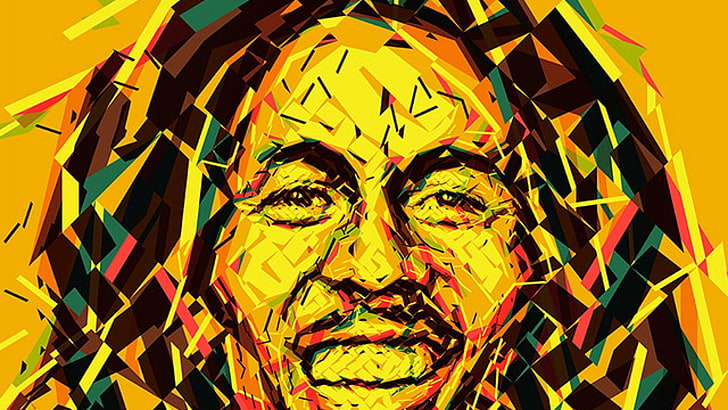 bob marley backgrounds for laptop, human representation, art and craft