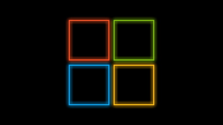 several assorted-color square logo, abstract, Microsoft Windows