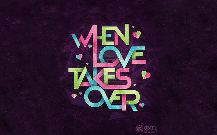 typography quote purple background colorful love, communication