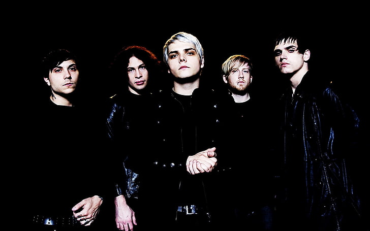 My Chemical Romance, band, members, look, background, women, people
