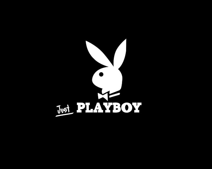 Playboy logo, rabbit, journal, illustration, vector, rabbit - Animal, HD wallpaper