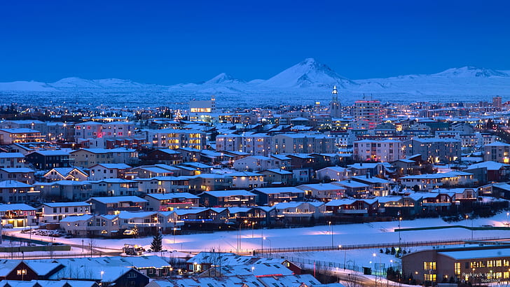 Reykjavik, Iceland, Winter