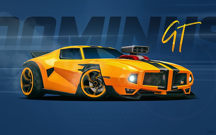 car, Dominus GT, render, Rocket League, video games, HD wallpaper