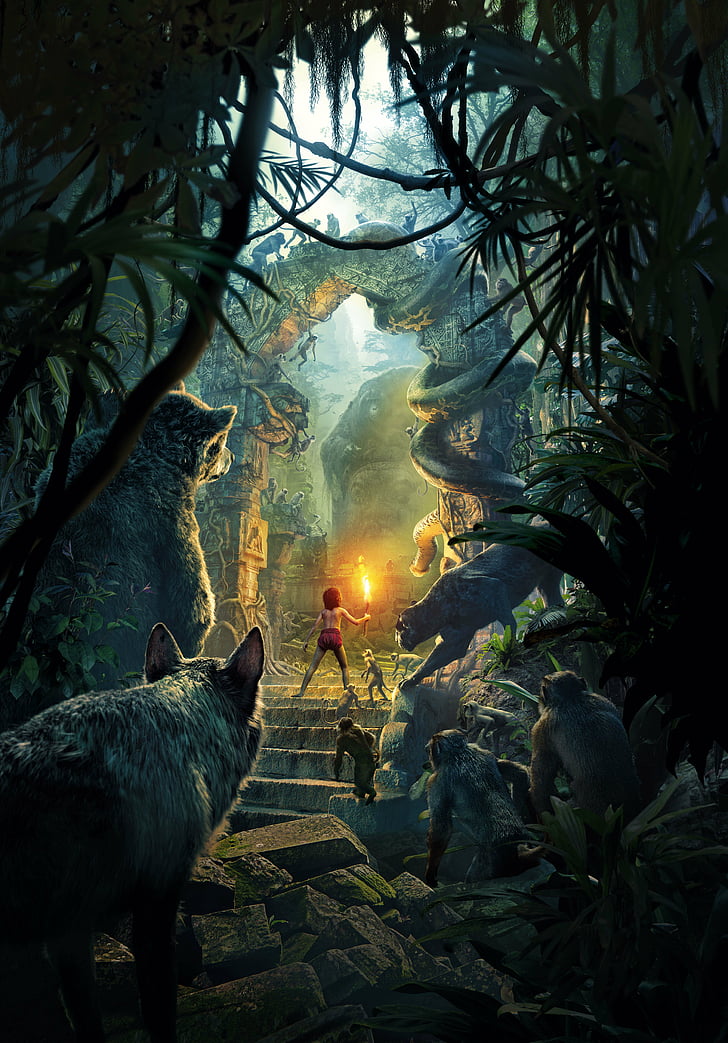 Jungle Book poster, 2016 Movies, HD wallpaper