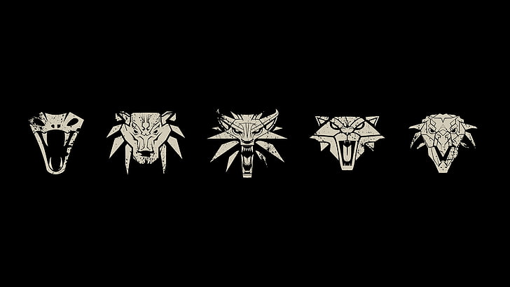 five animal heads clip art, PC gaming, The Witcher 3: Wild Hunt, HD wallpaper