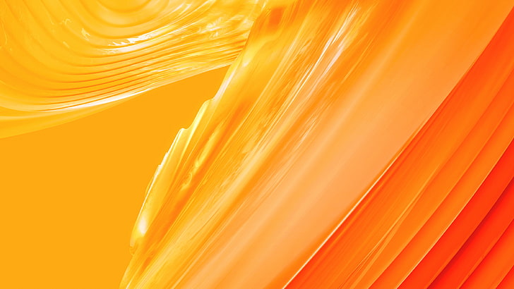 Fire OnePlus 5T Stock 4K, yellow, orange color, close-up, no people, HD wallpaper