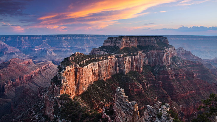 sky, canyon, national park, rock, badlands, mountain, formation, HD wallpaper