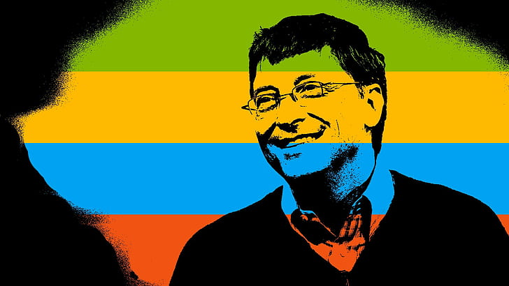 celebrity, Bill Gates, HD wallpaper