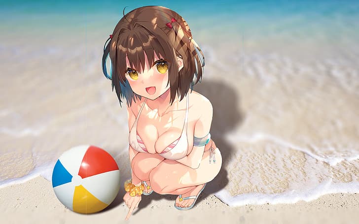 Anime Big Boobs Bikini