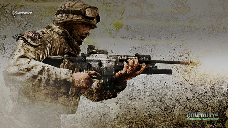 call of duty 4 modern warfare, HD wallpaper