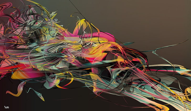 Abstract 3D Art, Art 3D Digital Abstract  HD, Art Abstract Dance  Desktop, HD wallpaper