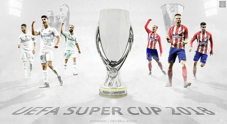 UEFA Super Cup Poster My Version, Sports, Football, uefasupercup, HD wallpaper