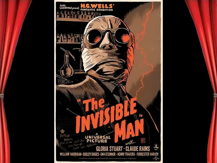 4320x900px Free Download Hd Wallpaper The Invisible Man03 Horror Posters Classic Movies