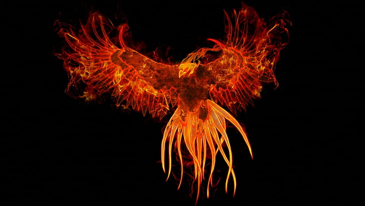 Phoenix Bird, red phoenix