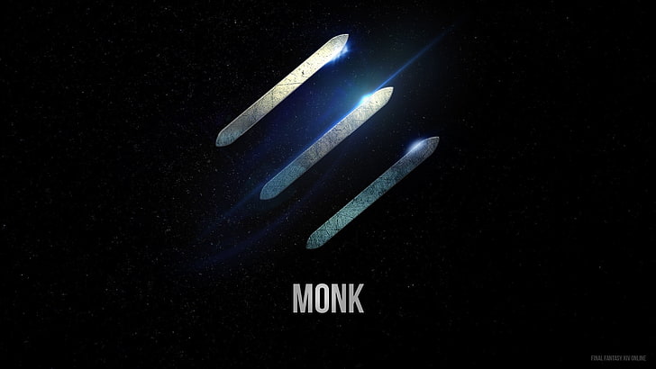 Monk logo, Final Fantasy XIV: A Realm Reborn, video games, Eorzea Cafe, HD wallpaper