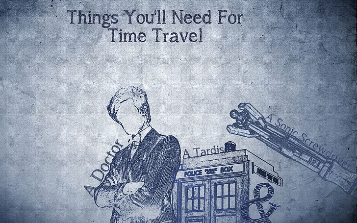 HD wallpaper: Things You'll Need for Time Travel wallpaper, Doctor Who, The  Doctor | Wallpaper Flare