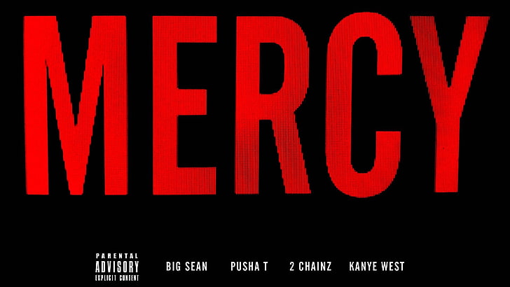 black and red logo illustration, Kanye West, Big Sean, 2 Chainz, HD wallpaper