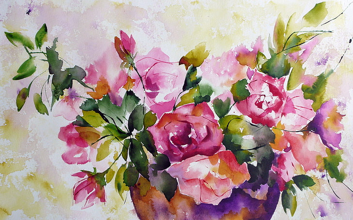 Flowers watercolor 1080P, 2K, 4K, 5K HD wallpapers free download | Wallpaper  Flare
