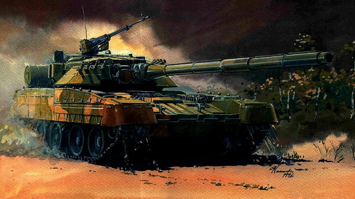 Tanks, T-80, HD wallpaper